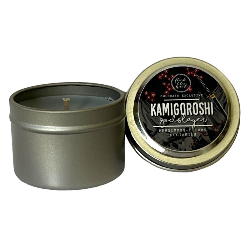 OwlCrate Shadow of the Fox Kamigoroshi Candle - October 2021 "Wield Your Blade"
